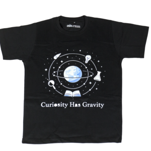 Curiosity Has Gravity - T-Shirt by CosmeaScopes